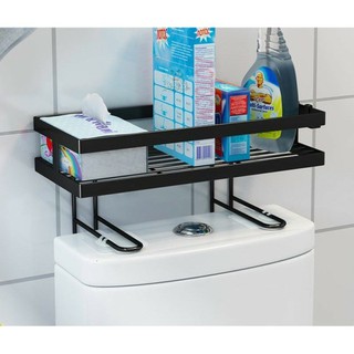 Kệ Nhà Tắm ,Để Trên Bồn Cầu Được làm từ chất liệu thép, phủ sơn tĩnh điện bền bỉ chống gỉ,chống ăn mòn và chắc chắn