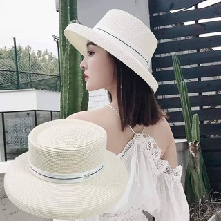 Nón Cói Lồng Đèn viền Trắng