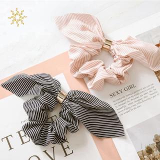 Dây Buộc Tóc Co Dãn Trang Trí Hoa Vải Xinh Xắn Cho Nữ