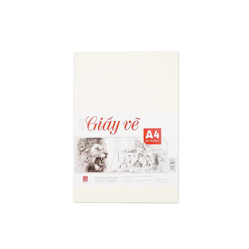 0Giấy vẽ A4 Hồng Hà (4943)