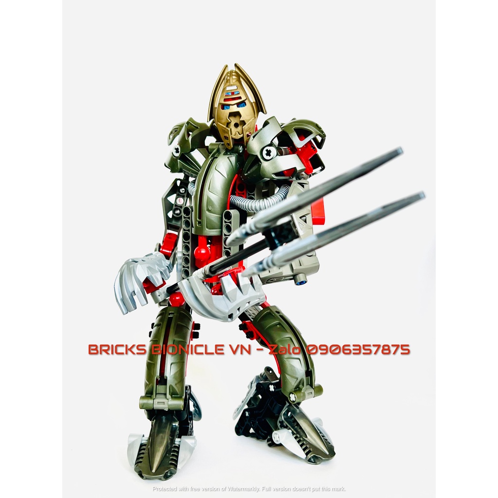 LEGO BIONICLE - ĐỒ CHƠI XẾP HÌNH LEGO BIONICLE - MAKUTA with GOLDEN MASK 8593 - CHÚA TỂ BÓNG TỐI