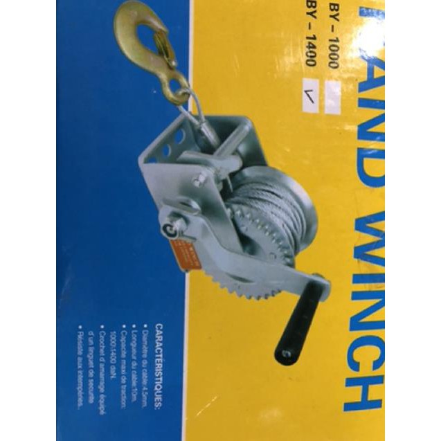 Tời quay tay Hand winch BY- 1400