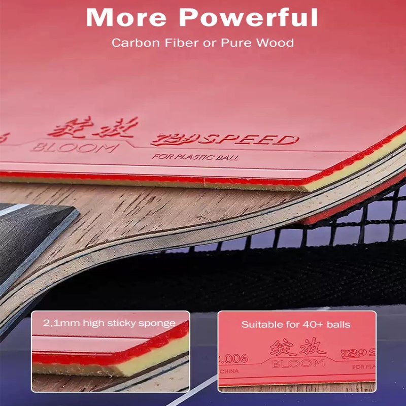 Vợt Đánh Bóng Bàn King 6 7 8 9Star ITTF Ping Pong 729 Ping Pong Chất Lượng Cao