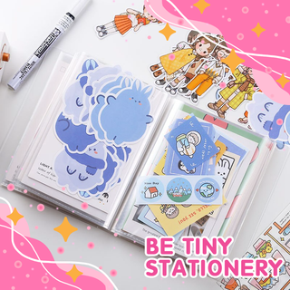 Sổ đựng Sticker và lưu trữ Sticker, hình ảnh A6 dùng để làm Bullet journal Be Tiny