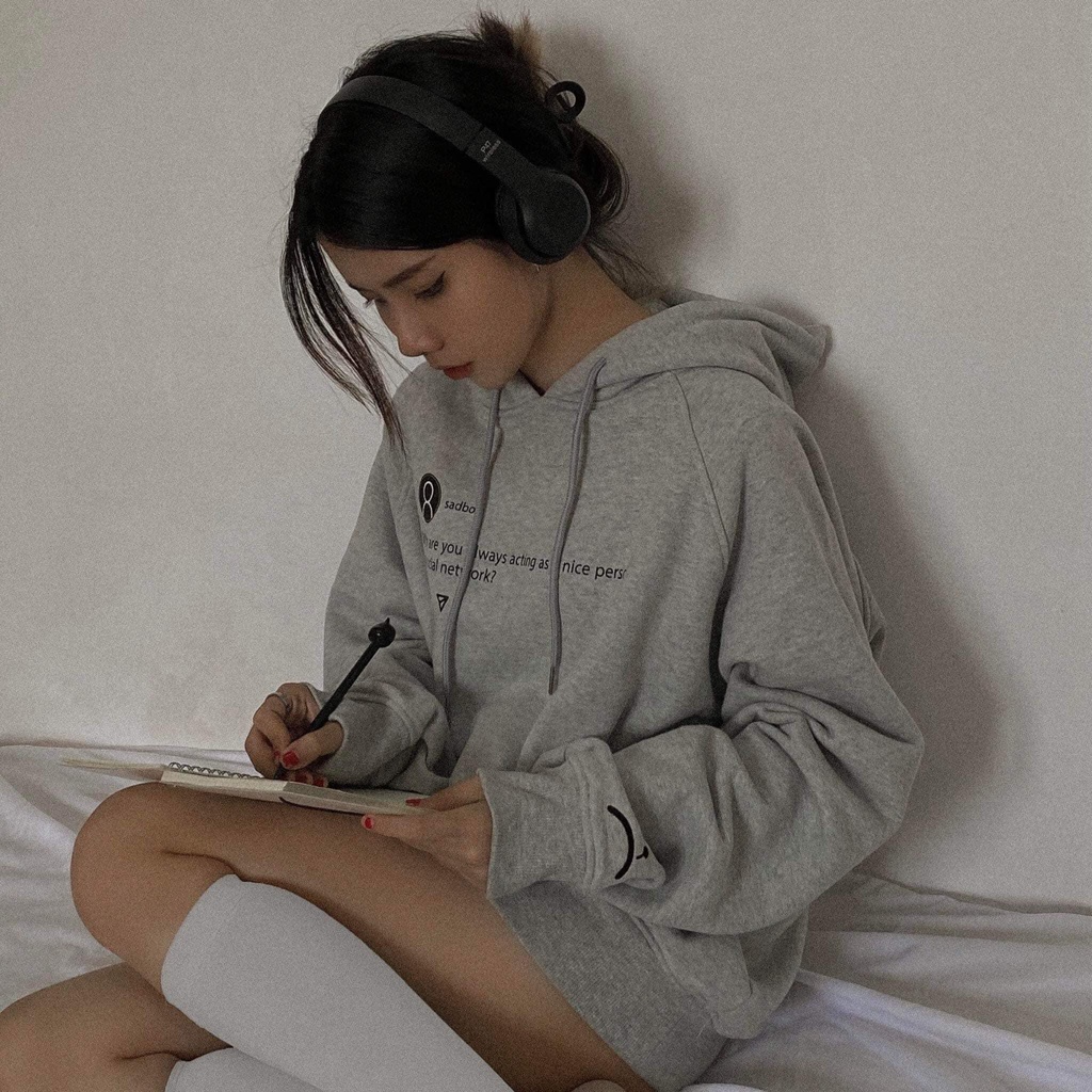 [SIÊU HÓT] Áo Hoodie Sadboiz Why Are You Màu Đen Xám form rộng tay dài có mũ thời trang chất nỉ ngoại cao cấp