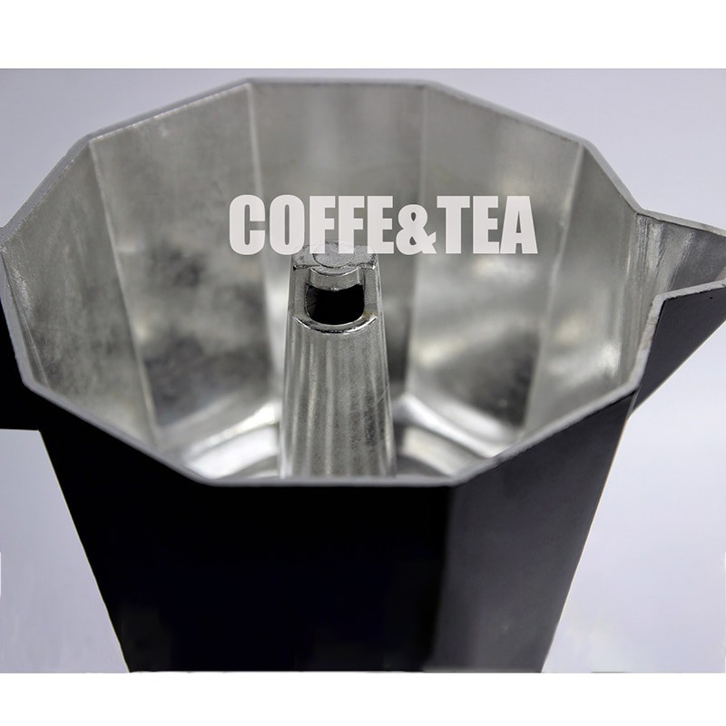 Espresso Coffee Maker Moka Pot Stovetop Filter 150ml 3 Cup