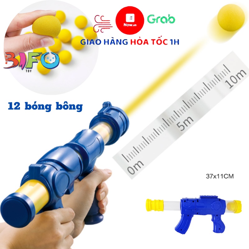 Đồ chơi bắn bóng bông mềm an toàn cho bé