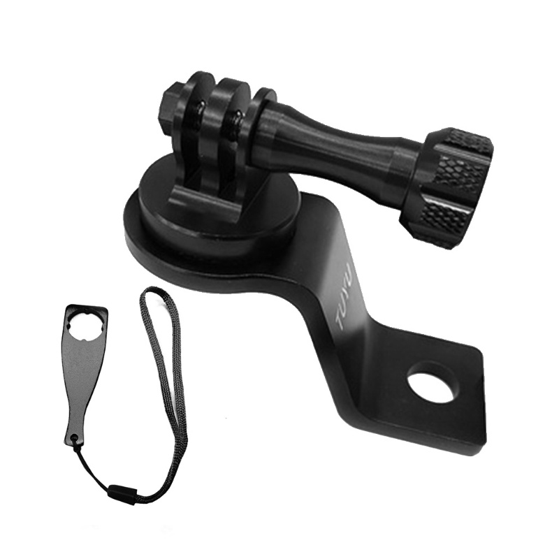 Giá Đỡ Gương Chiếu Hậu Bằng Nhôm Xoay 360 Độ Cho DJI-Osmo Action SJCAM SJ4000 SJ5000 SJ6 SJ7 SJ