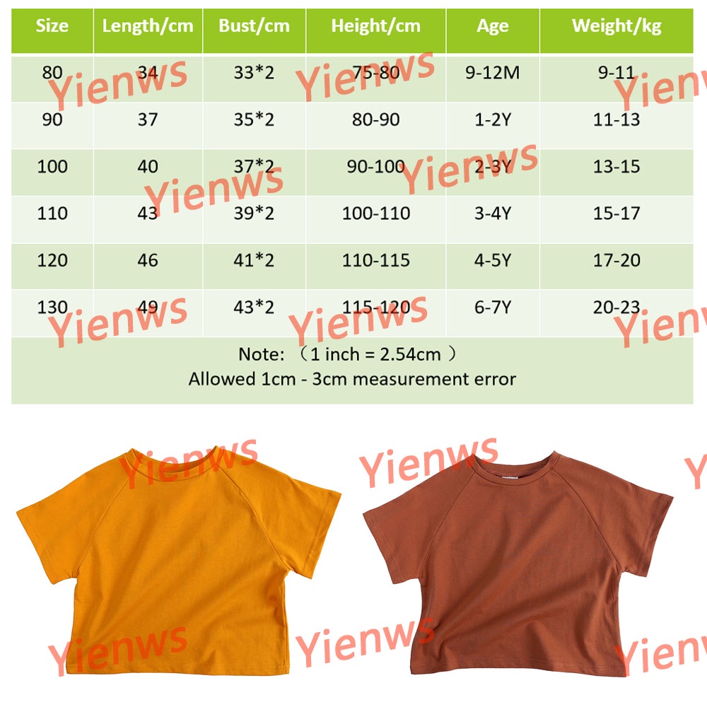 Áo Thun Cotton Tay Ngắn Cổ Tròn Thời Trang Mùa Hè Dành Cho Bé 1-7 Tuổi