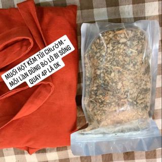 1túi muối 1túi chườm thảo dược