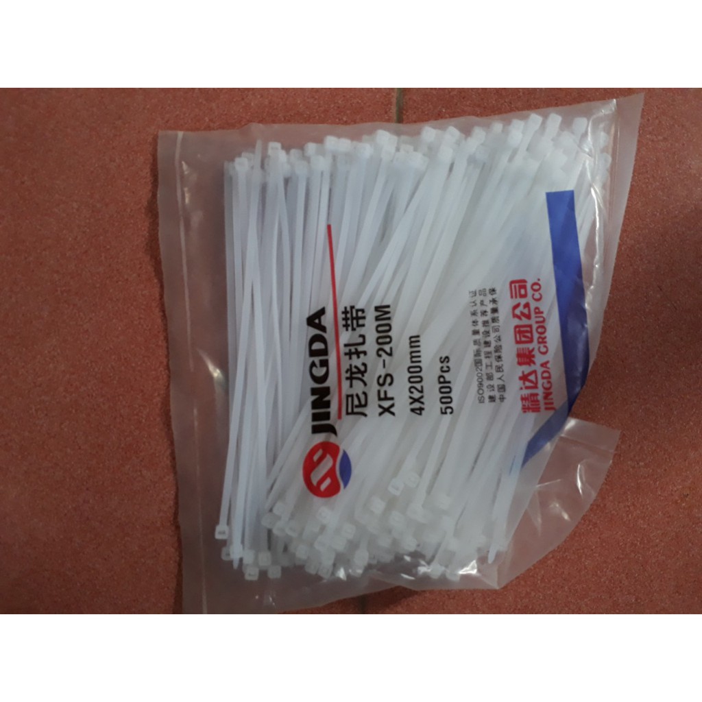 Dây thít 200mm 25K/gói 250gram sợi dẻo dai, vô cùng chắc chắn