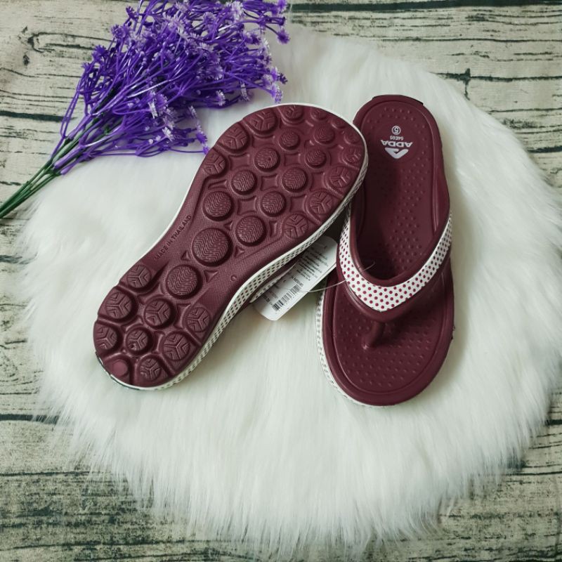 Dép kẹp nữ ADDA Thái Lan đúc nguyên khối siêu nhẹ AW54E05 siêu nhẹ siêu bền