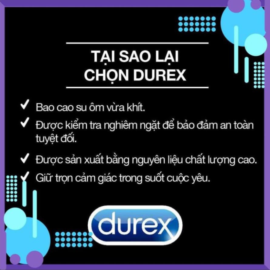 [18+] Bao cao su [COMBO 2 HỘP] Durex Kingtex vừa vặn với đã số đàn ông người Việt (12 bao/1 hộp bcs)