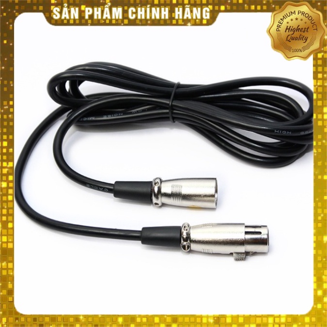 [Mã ELHACE giảm 4% đơn 300K] Dây Mic Canon Hai Đầu Đực Cái Dài 3m