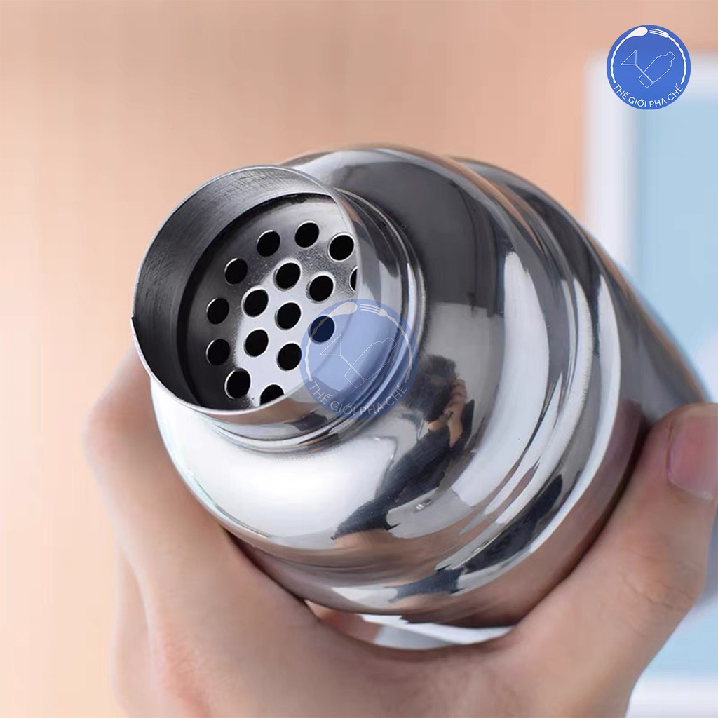 Bình Shaker Inox/ Bình Lắc Cocktail Full Dung Tích - Thế Giới Pha Chế