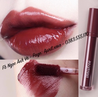 SON TINT NƯỚC HOA QUẢ 𝙄𝙉𝙉𝙄𝙎𝙁𝙍𝙀𝙀 𝙁𝙍𝙐𝙄𝙏𝙔 𝙎𝙌𝙐𝙀𝙀𝙕𝙀 𝙏𝙄𝙉𝙏
