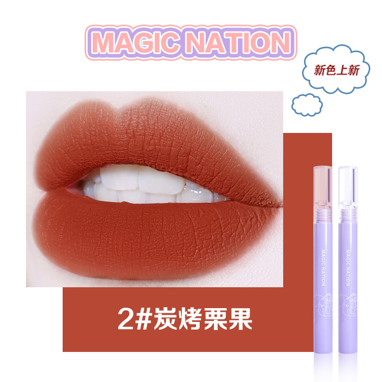[Hàng mới về] Son Môi Dạng Lỏng Dưỡng Ẩm Màu Mềm Mịn Thời Trang | BigBuy360 - bigbuy360.vn