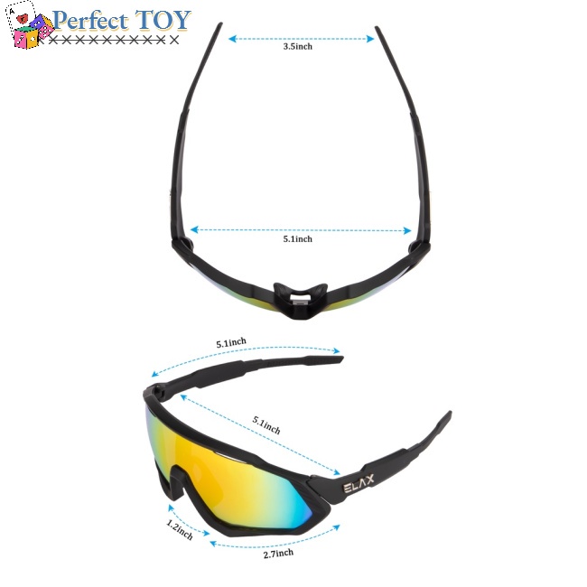 Ps Kính Râm 1 Tròng Chống Tia UV400 Dùng Khi Đi Xe Đạp Leo Núi