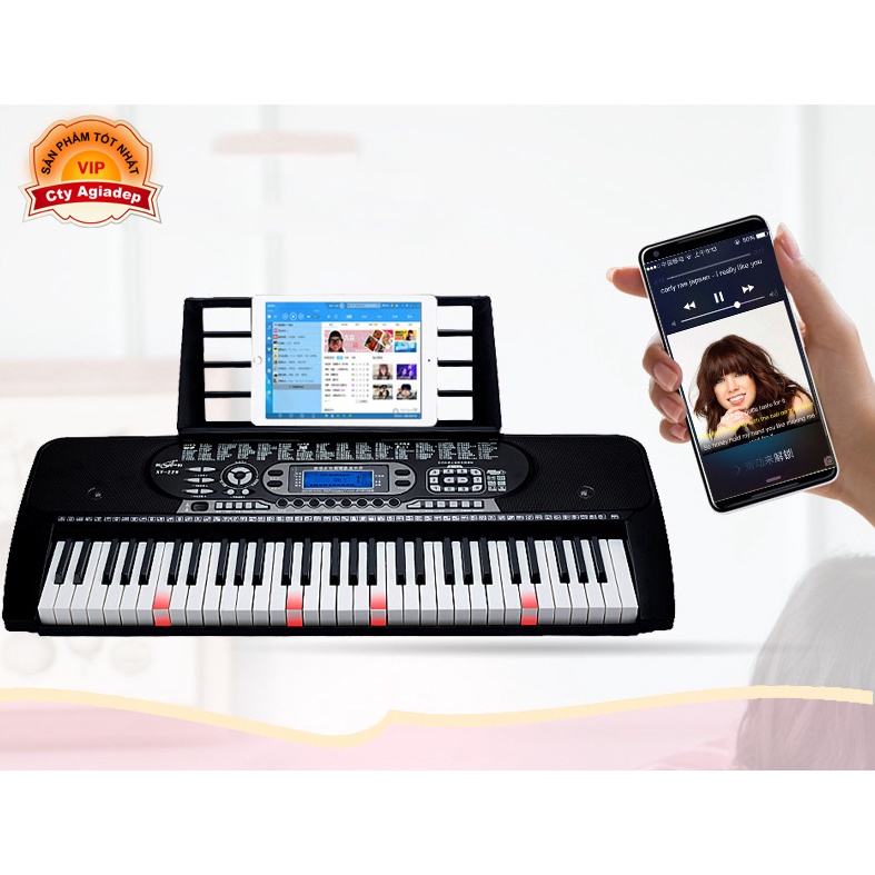 Đàn Organ 61 phím chuyên nghiệp cho bé học đàn - Hơn 100 bài nhạc mẫu