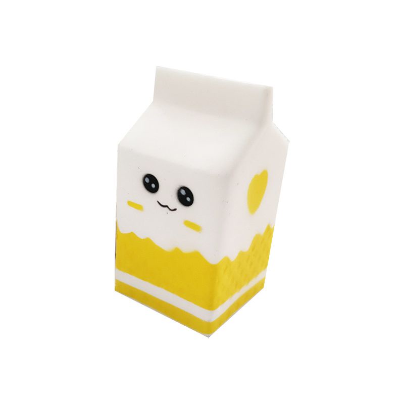 【Ready Stock！！！】Squishy PU Simulation Expression Milk Carton Children'S Decompression Toy Gift