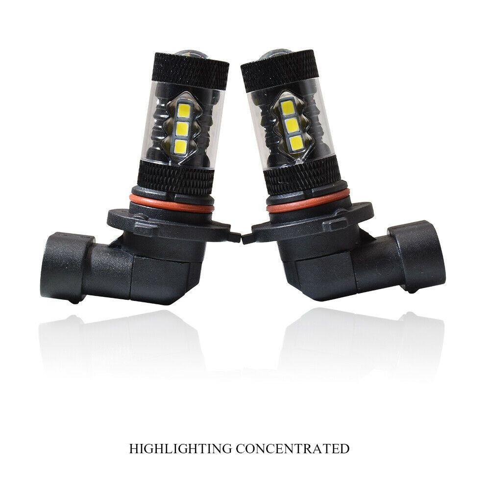 Set 2 Bóng Đèn Phá Sương Mù Siêu Sáng 80W 3000K COB Chuyên Dụng Cho Xe Hơi