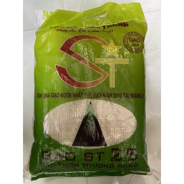 Gạo ST25 Đặc Sản Sóc Trăng (5kg/bao)