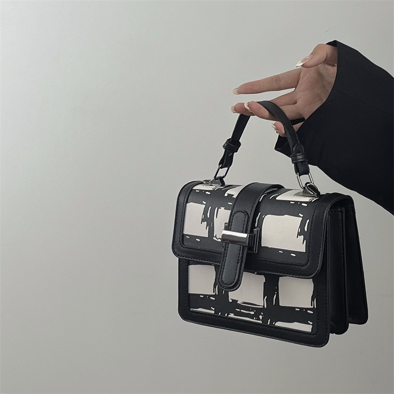 Túi Xách JASMIN NOIR Da PU Có Khóa Dành Cho Nữ