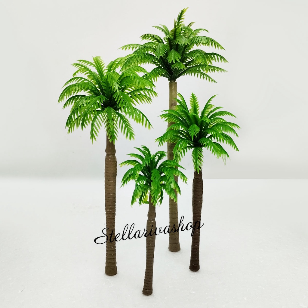 Tiểu Cảnh - Cây dừa làm tiểu cảnh terrarium/ mô hình trang trí nhà búp bê, doll house, trang trí cây cảnh