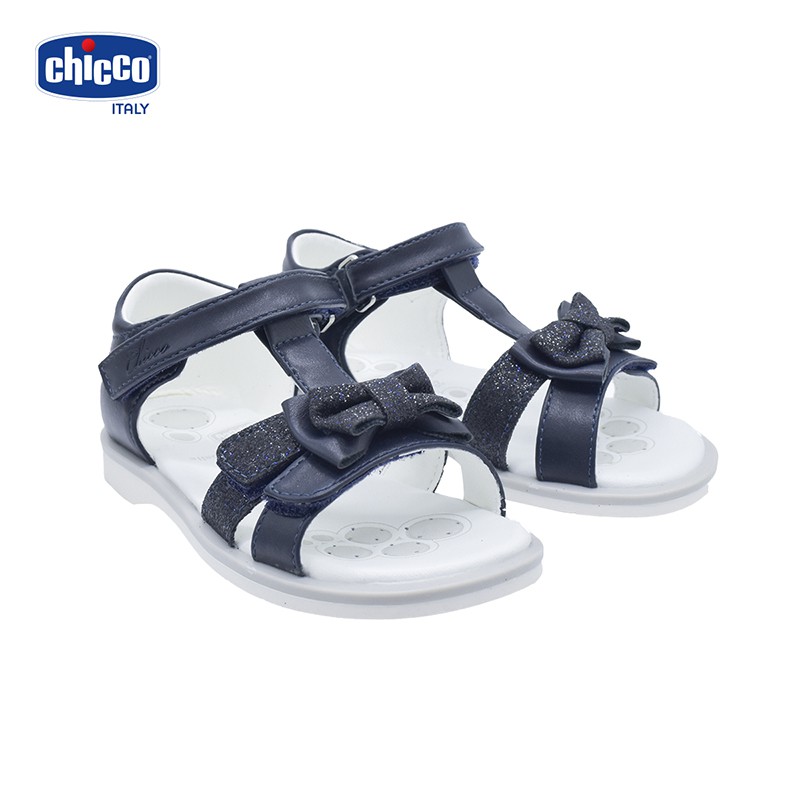 Sandal mát-xa chân bé đính nơ Chicco