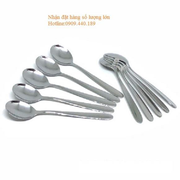 Muỗng bầu dài inox