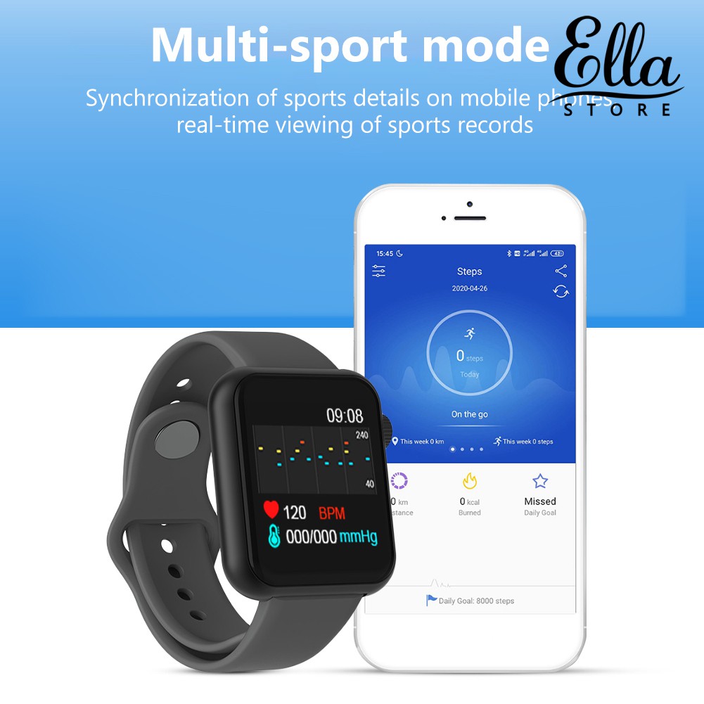 Bộ Vòng Đeo Tay Thông Minh Chống Nước Giám Sát Nhịp Tim V60 Ip65