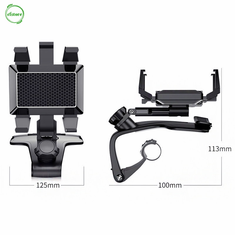 Giá đỡ điện thoại/ GPS xoay được 1200 độ đa năng tiện dụng cho xe hơi