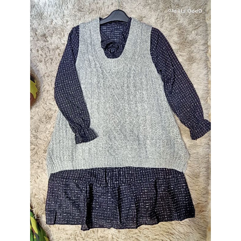 Sét váy kèm gile len siêu hot | BigBuy360 - bigbuy360.vn