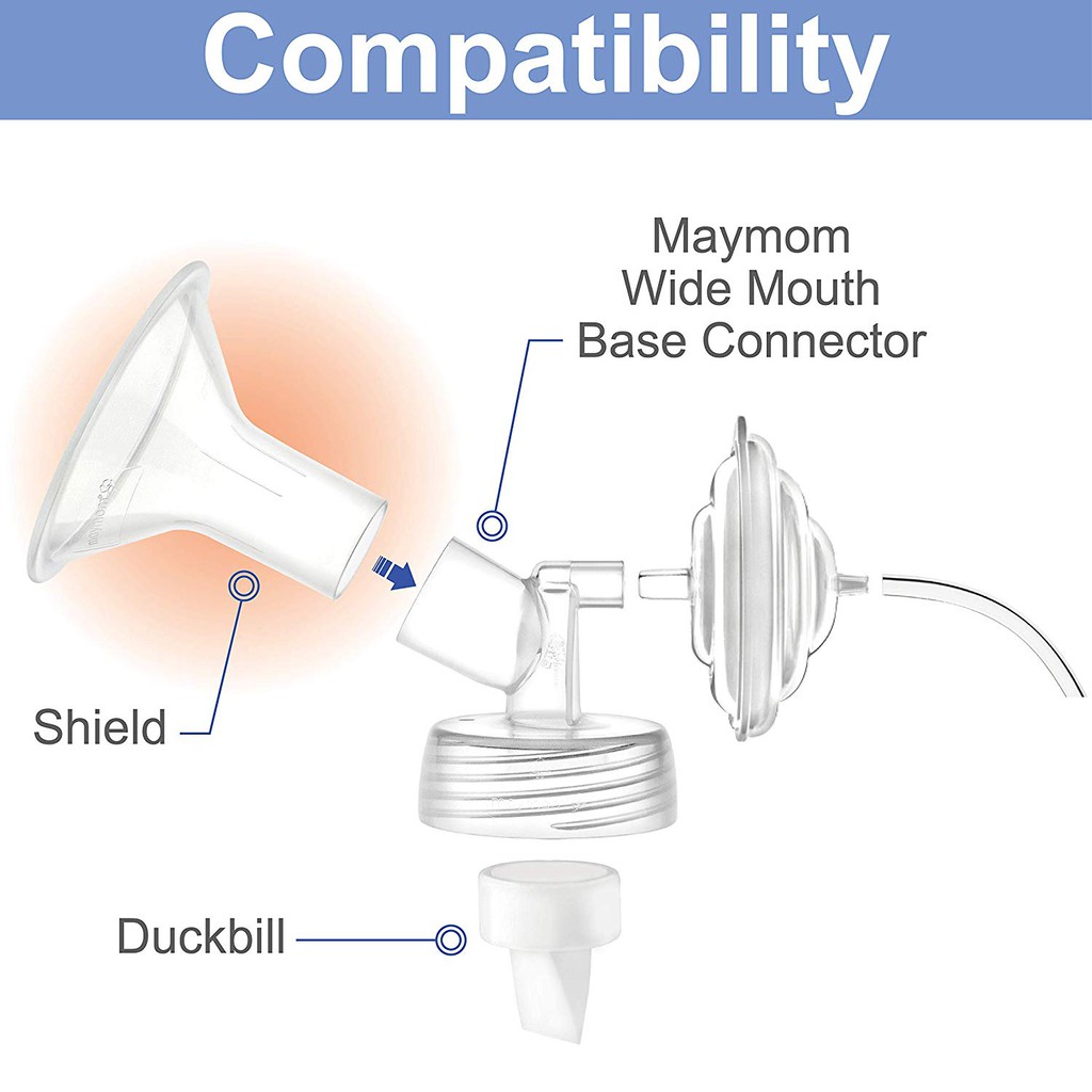 [DEAL 0Đ] Phễu máy hút sữa sản xuất bởi Maymom (giá cho 1 phễu)