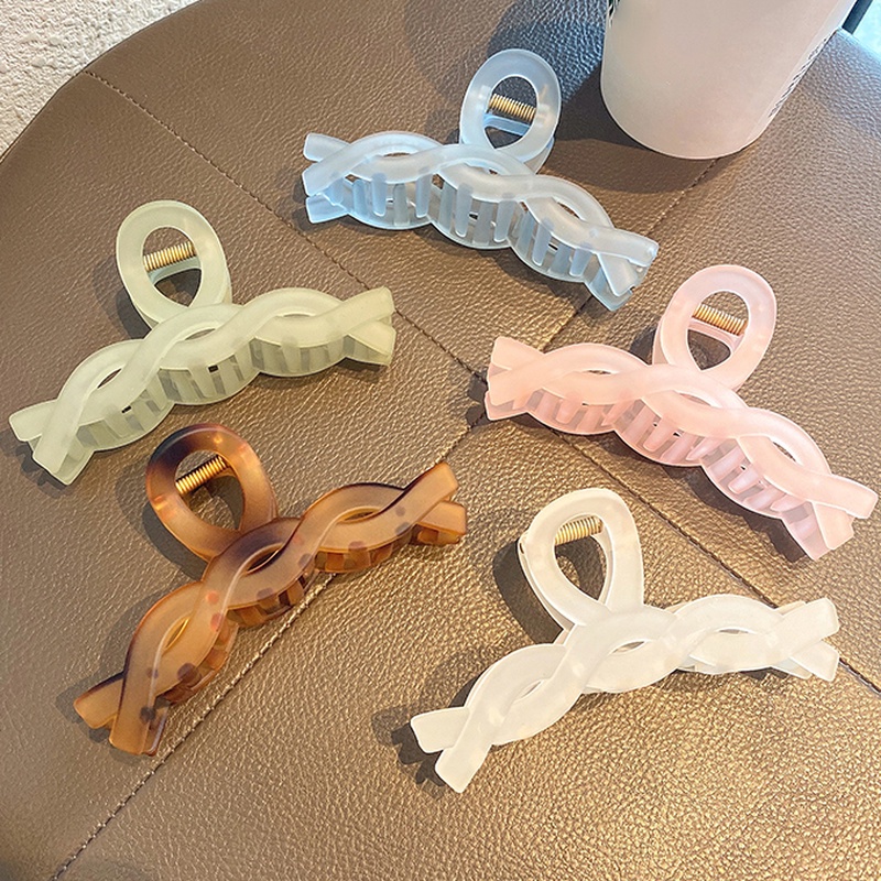 Kẹp Tóc Màu Trơn Đơn Giản Phong Cách Hàn Quốc Cho Nữ