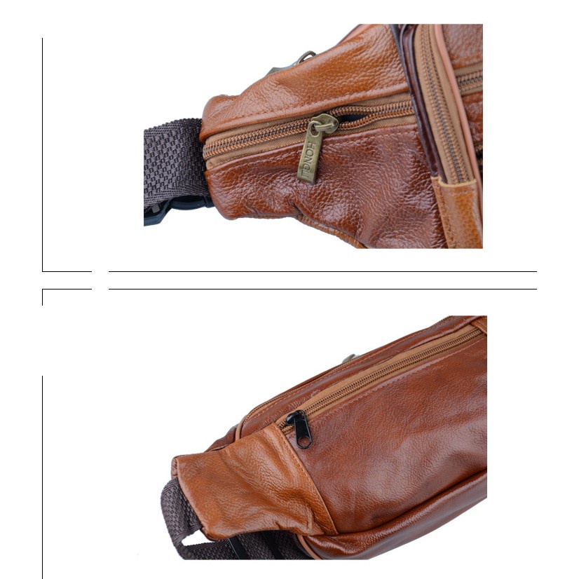 Thanh Lí Túi Da Cao Cấp Đeo Hông Du Lịch US04162 | BigBuy360 - bigbuy360.vn