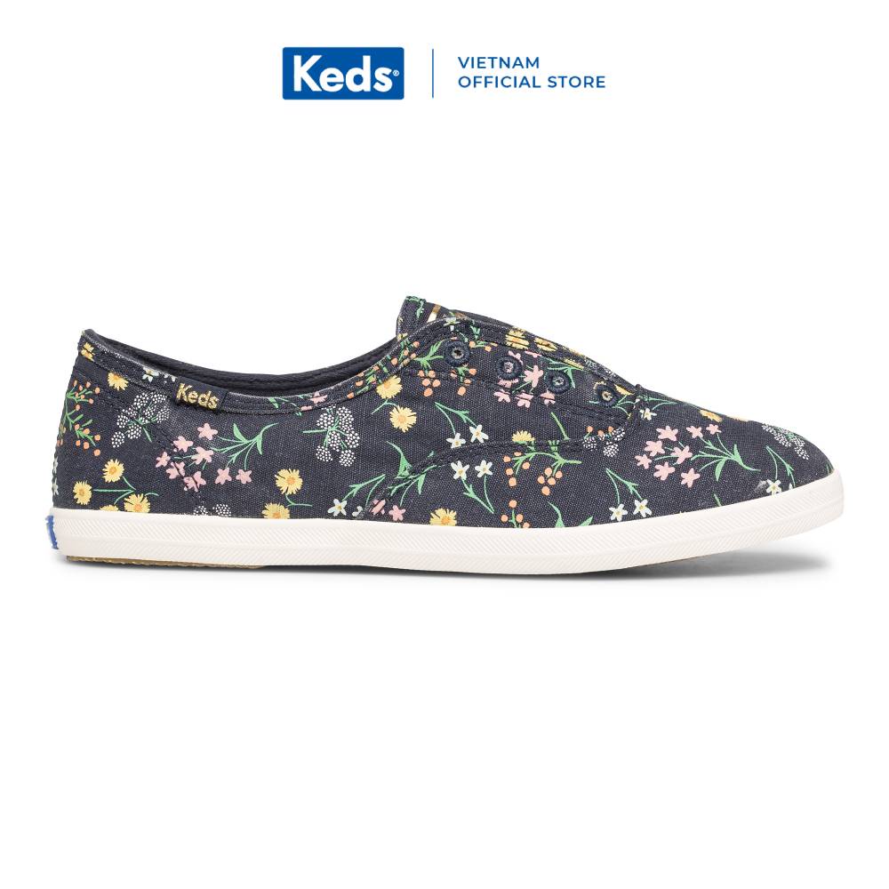 Giày Thể Thao Keds Nữ-  Keds x Rifle Paper Co. Chillax Petite Fleurs Printed- KD065565WF