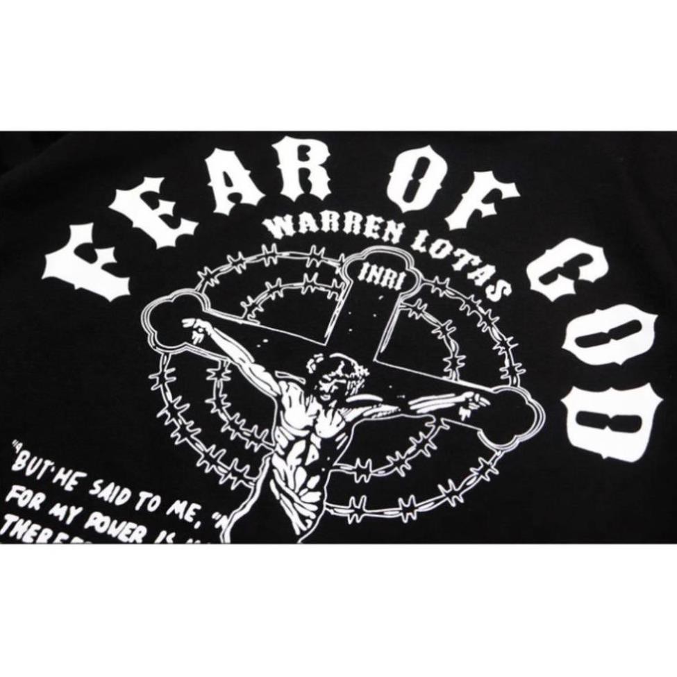 1hitshop Áo thun FOG Fear of God NBA Jesu, áo thun fear of god thánh giá unisex như hình cực đẹp