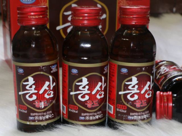 Nước hồng sâm (hộp 10 chai thủy tinh) HSD 2022 | BigBuy360 - bigbuy360.vn