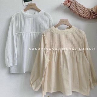 Sơ mi baby doll 2 màu dành cho nữ