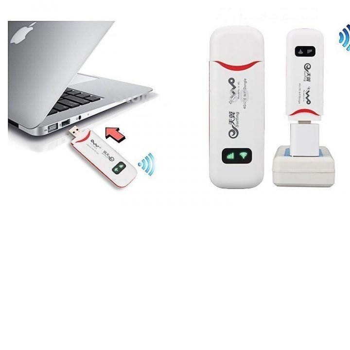 USB 4G LTE - Thiết bị phát sóng wifi từ sim Điện Thoại 3G/4G (3 in 1: Dcom 4G + Router Wifi + Access Point)