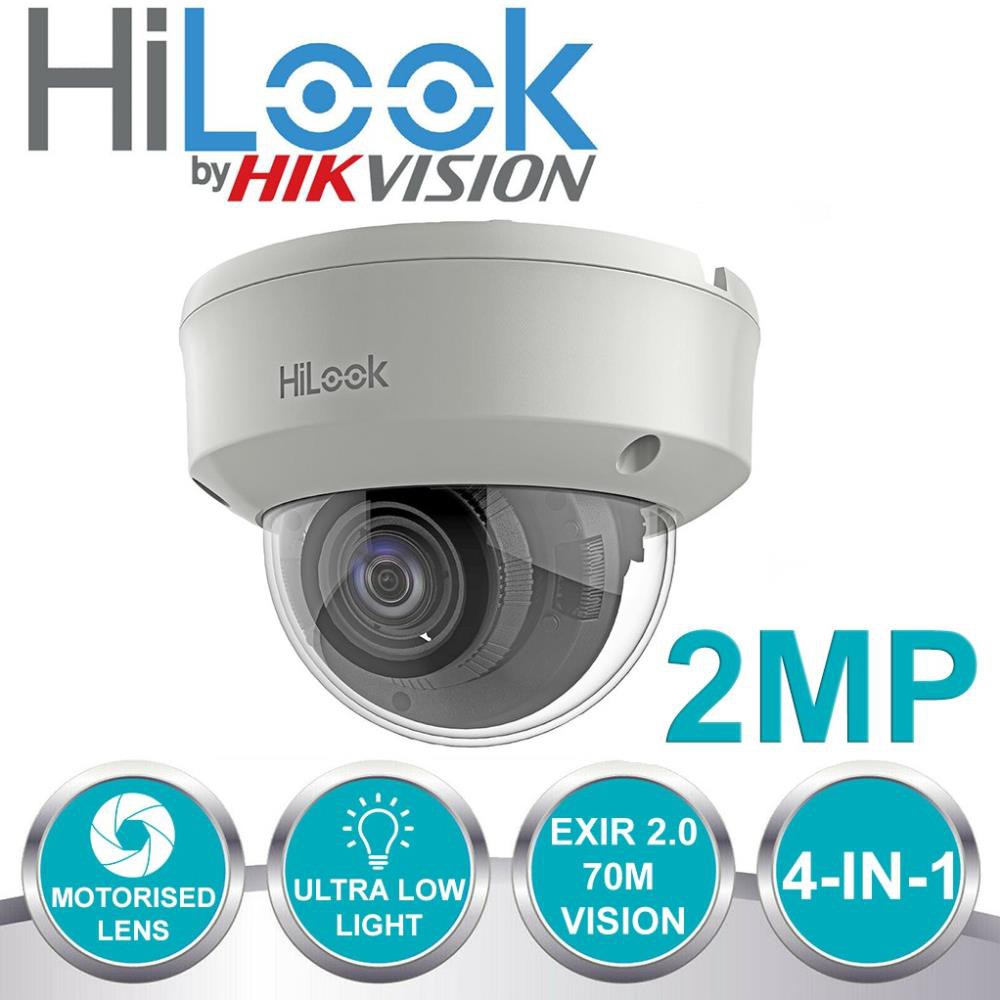 Camera Dome HD-TVI hồng ngoại 2.0 Megapixel HILOOK THC-D323-Z thay đổi tiêu cự - Hàng chính hãng