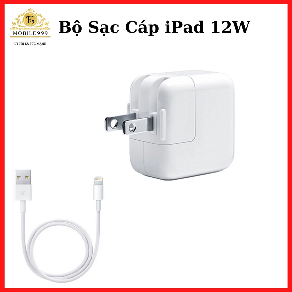 Củ Sạc iPad 12W FOXCONND Sạc Nhanh Bền Chất Dùng Cho Các Loại iPad / iPhone MOBILE999