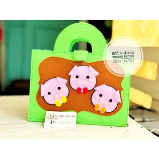 Busy bag three little pigs