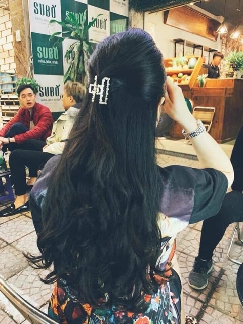 set kẹp đính đá ngọc (3 mẫu)