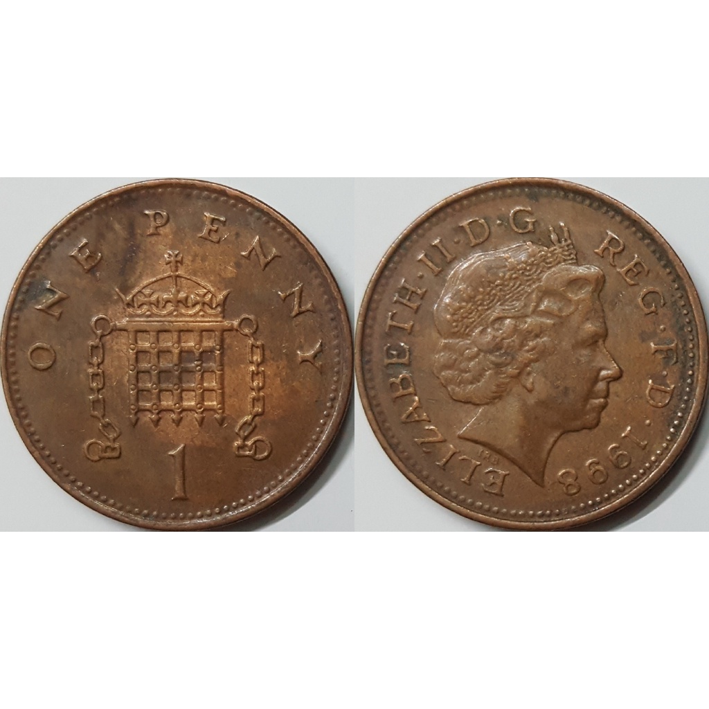 Đồng xu 1 Penny Anh Quốc (United Kingdom) 1998-2008