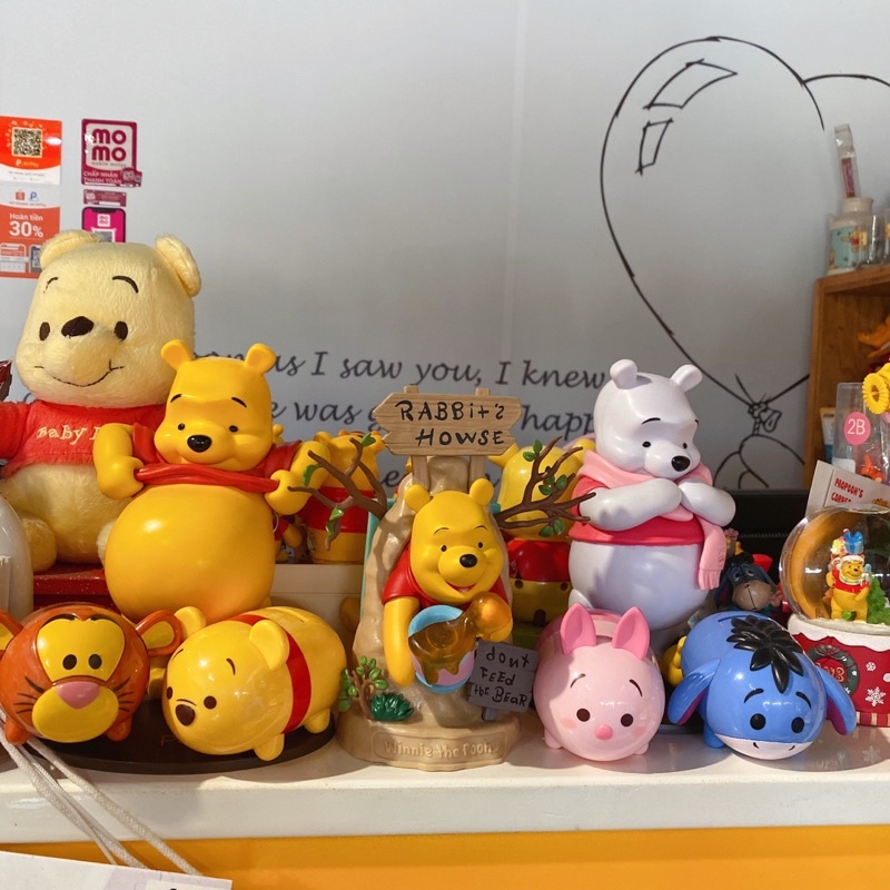 Mô hình ống tiết kiệm Tsum Tsum nhựa Hàn quốc