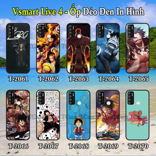 Ốp lưng Vsmart Live 4 dẻo đen in hình One Piece