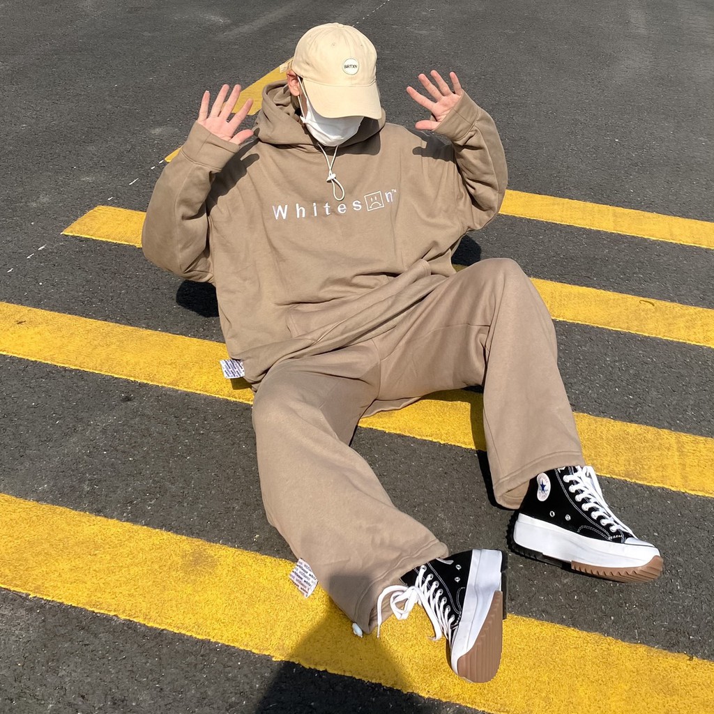 HOODIE "LOGO SS21" WARM GREY | BigBuy360 - bigbuy360.vn