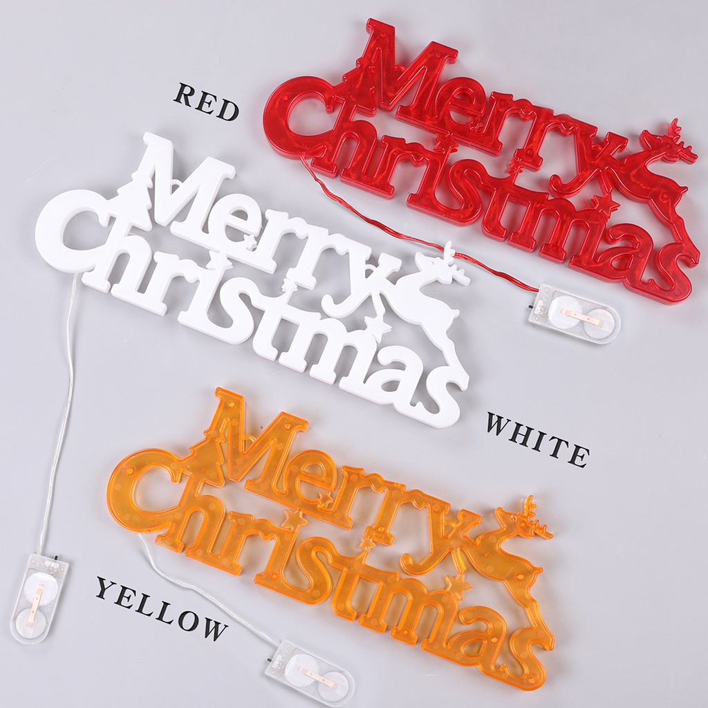Khuôn Silicone tạo hình chữ Merry Christmas trang trí cửa ra vào DIY 3D